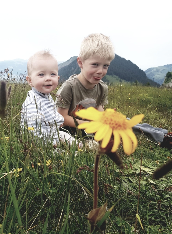 Kinder Lynn und Fabio